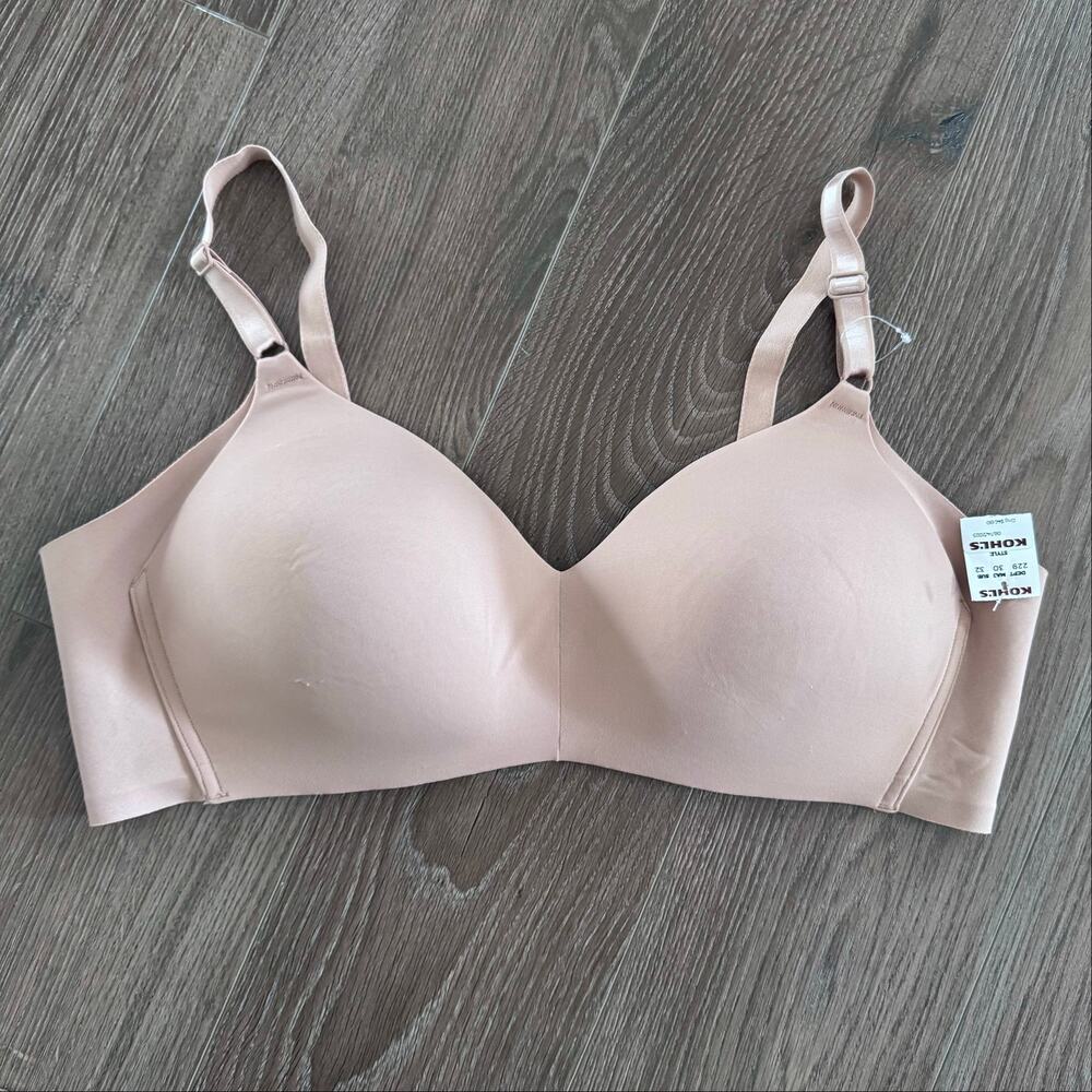 Warner's Wireless T-Shirt Bra No Side Effects Underarm-Smoothing Comfort 40C NEW